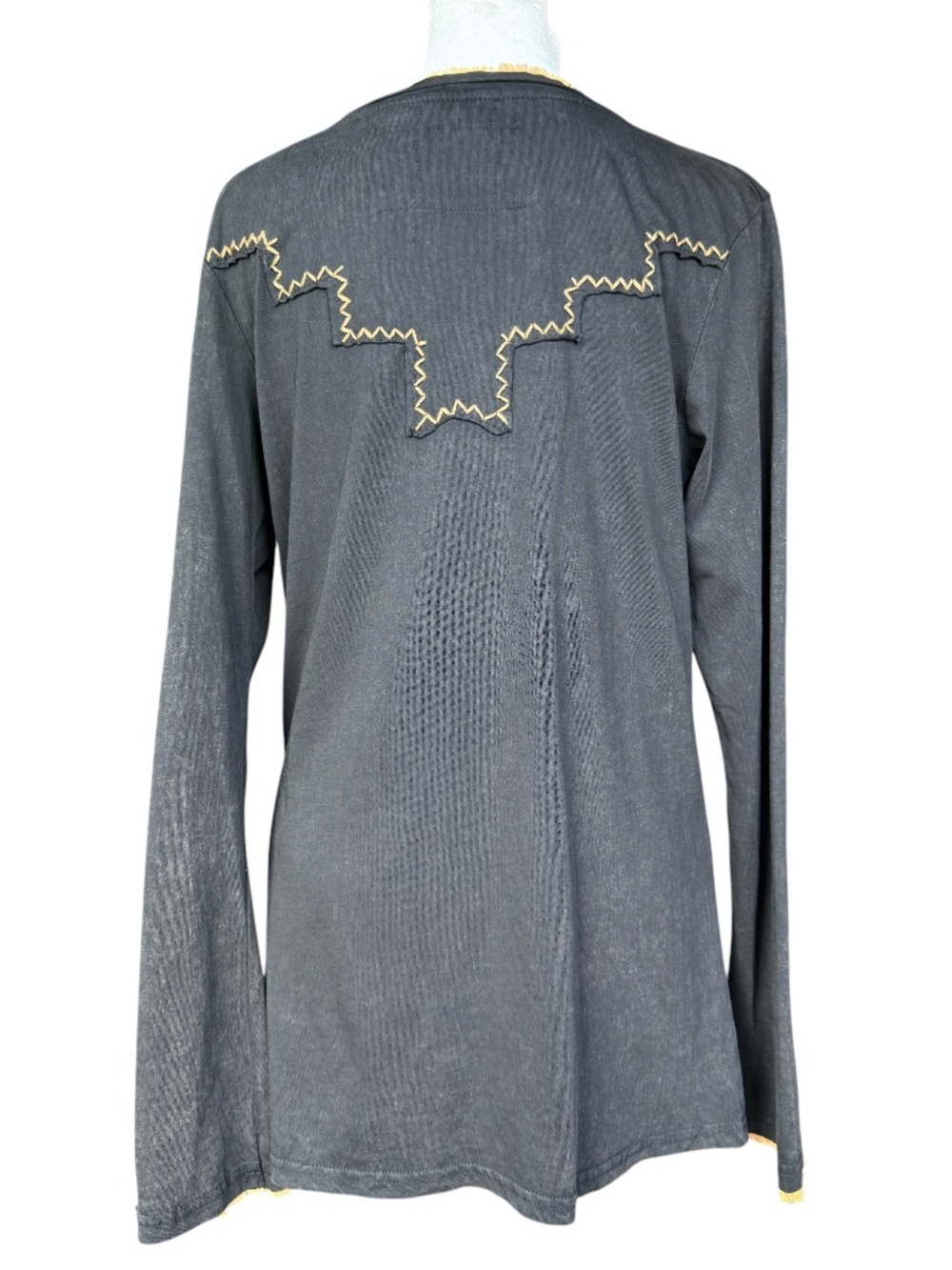Double D Ranch Black "Rainbird Trading Post" Long Sleeve Tee Shirt Sz M - Picture 5 of 7